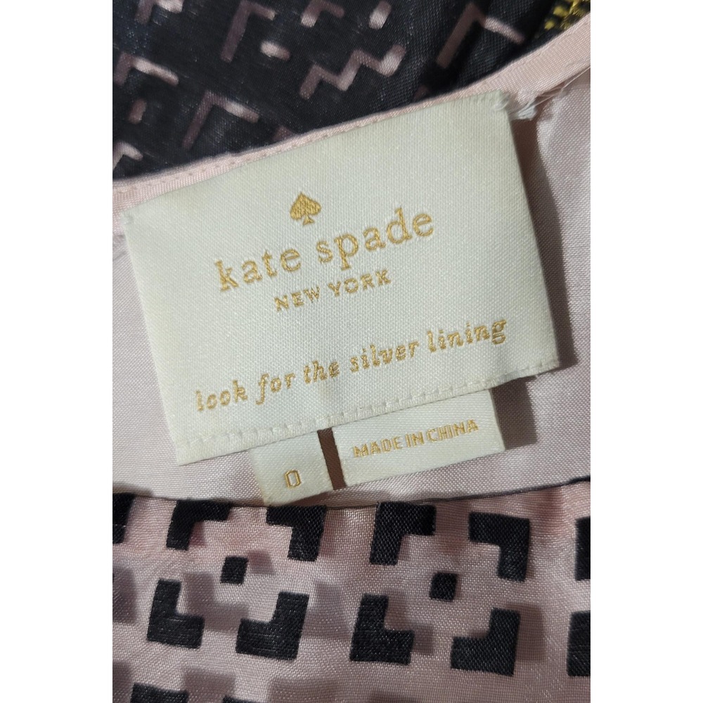 Kate Spade Geo Tile Fit & Flare Dress - Picture 3 of 11